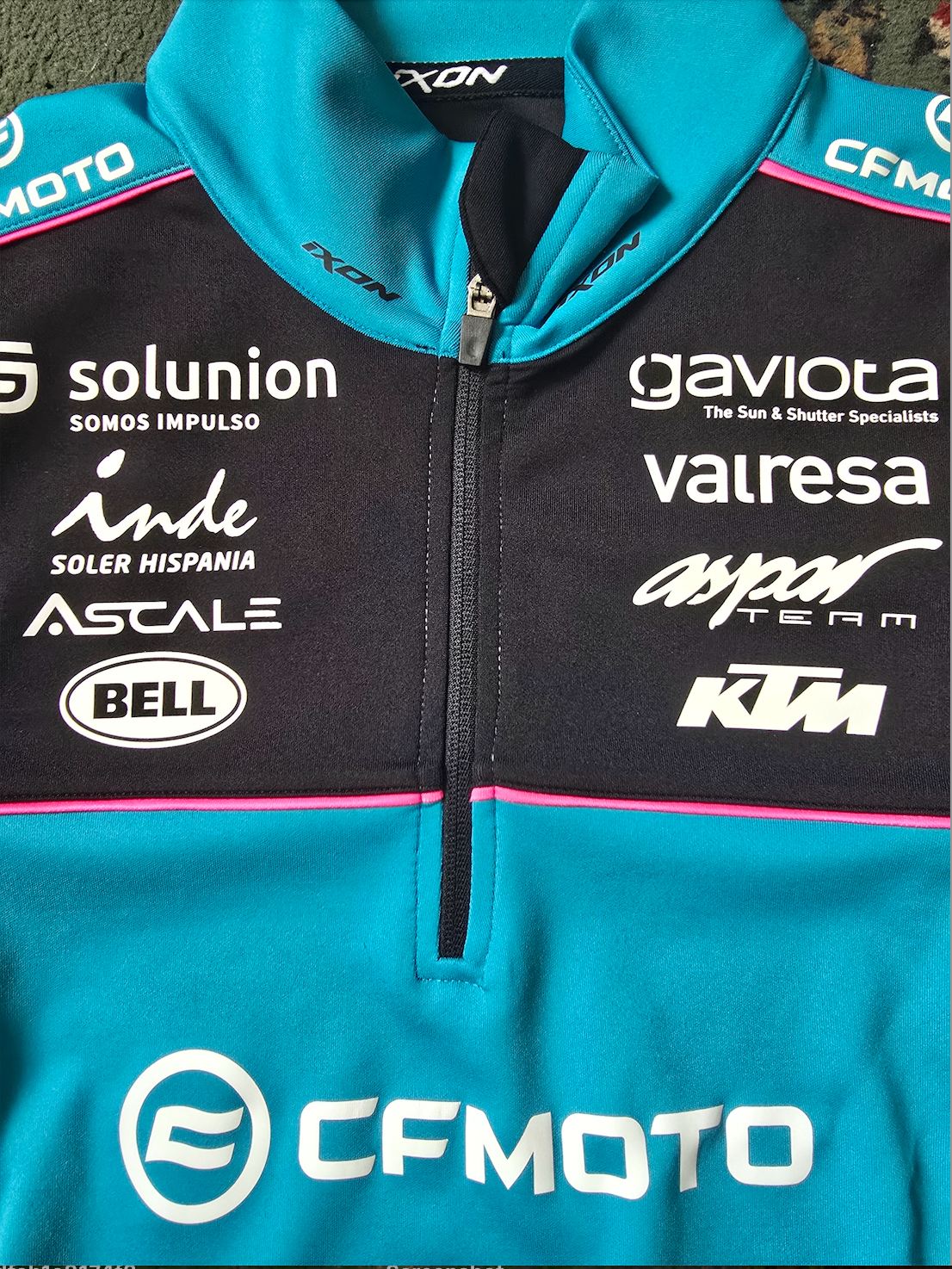 Official CF MOTO Racing Team 1/4 zip Sweatshirt by Ixon - 103101078