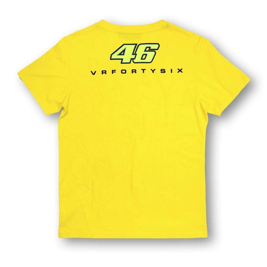 Official Valentino Rossi VR46 Yellow The Doctor T'Shirt - Vrmts 152301