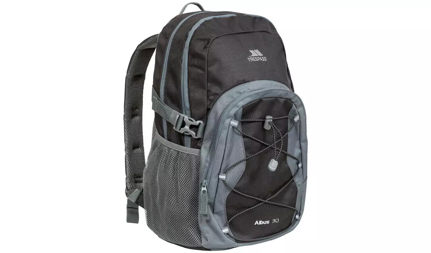 Trespass Albus 30 Litre Rucksack Ash Grey - Mc21Qw1467