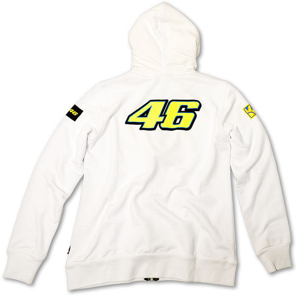 New Official Valentino Rossi VR46 Woman's Zip Up Hoodie - Vrwfl 522 06