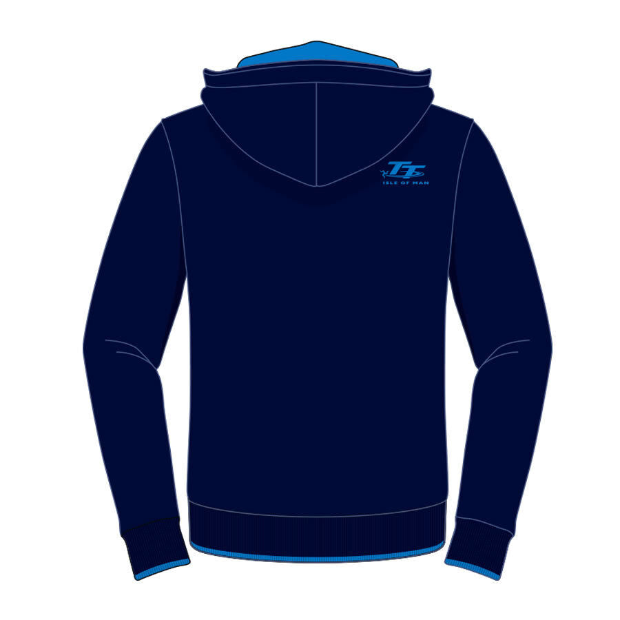 Official Isle Of Man TT Races Woman'S Navy Hoodie - 18Lh1