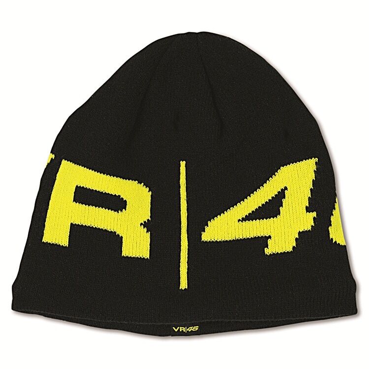 Official Valentino Rossi Vrfortysix Black Beanie - Vrmbe 83104