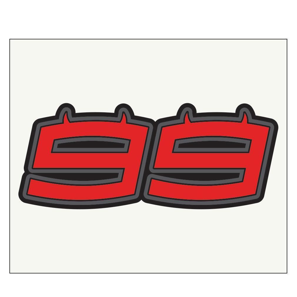Jorge Lorenzo Official 99 Sticker - 18 51205