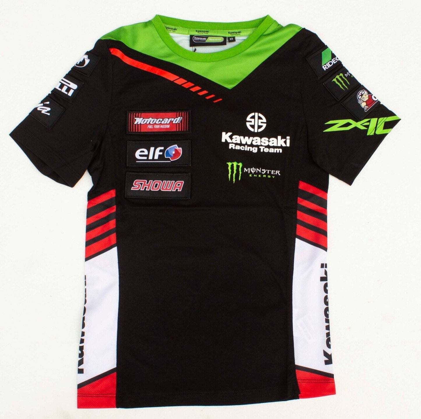 Official Kawasaki Motocard Woman's Krt Team Race T Shirt - 21 31502