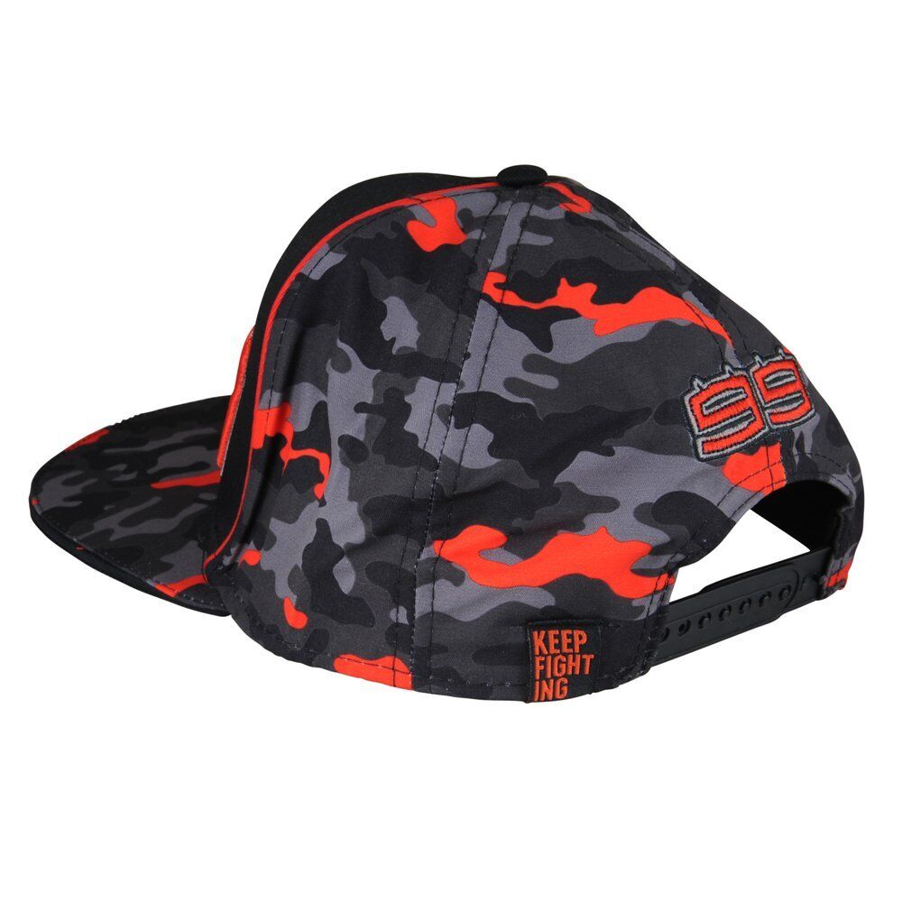 Official Jorge Lorenzo 99 Camo Truckers Flat Cap - 17 41205