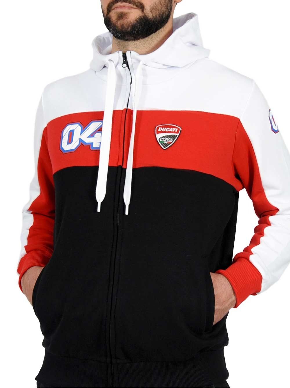New Official Ducati Andrea Dovizioso Fleece Hoodie - 15 26002