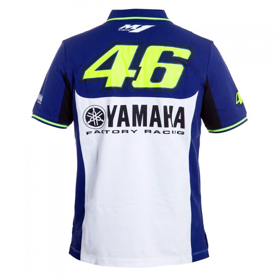 Official Valentino Rossi VR46 Dual Yamaha Mans Polo - Ydmpo 214509