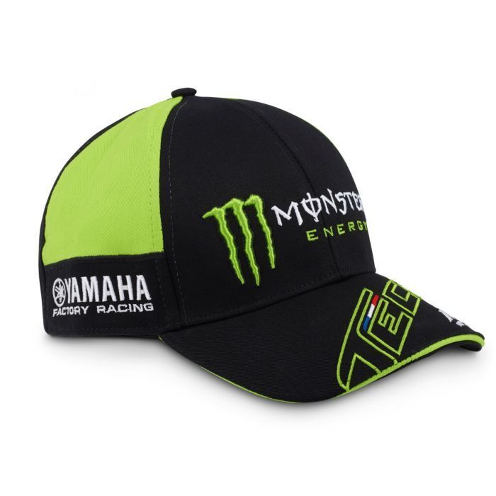 Official Tech 3 Monster Yamaha Baseball Cap - 18T3M-Bbc-Green-Cp