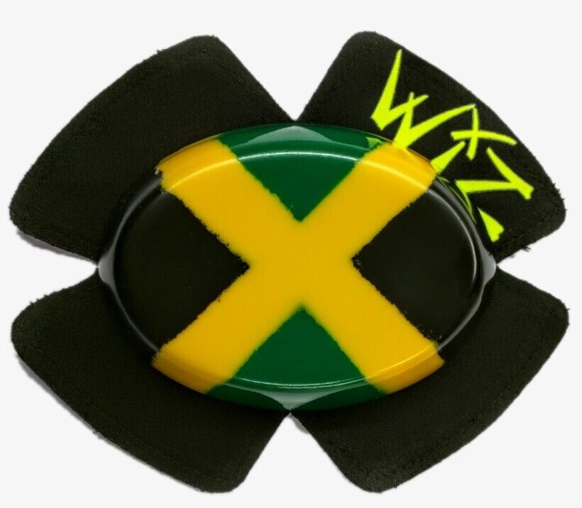 Wiz Jamicia (Jamician) Flag Knee Sliders (1 Set)