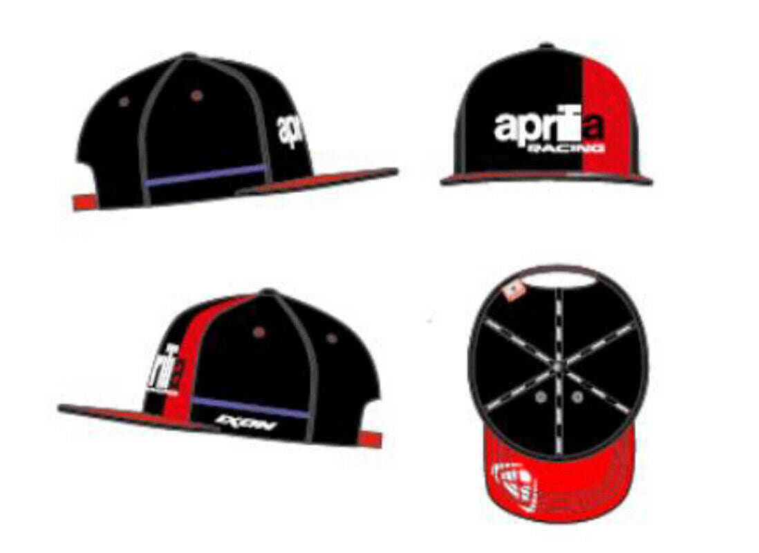 Official Aprilia Racing Flat Peak Baseball Cap - 401104040