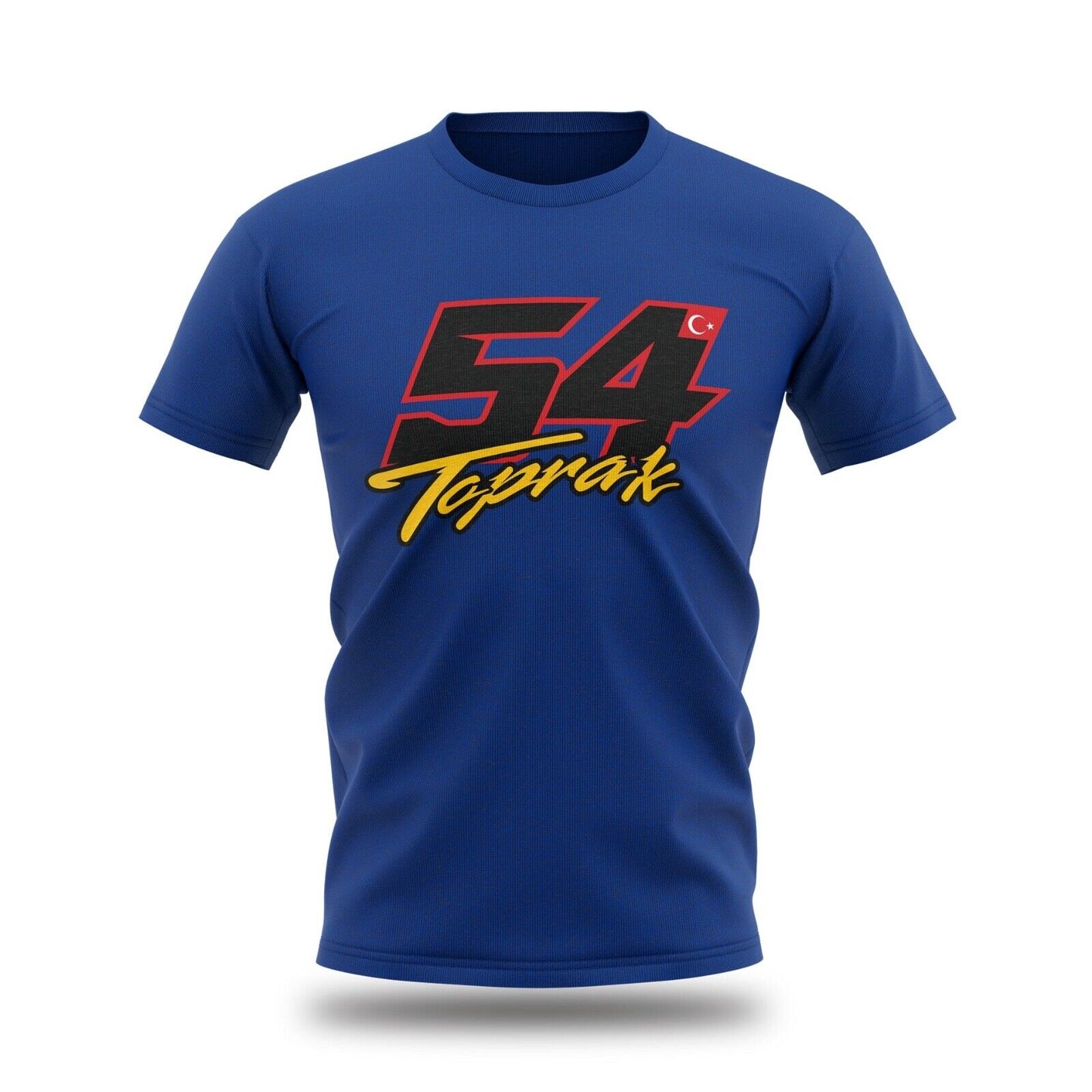 Official Toprak Razgatlıoğlu #54 Blue T Shirt - Sbk23Rimte001Bl