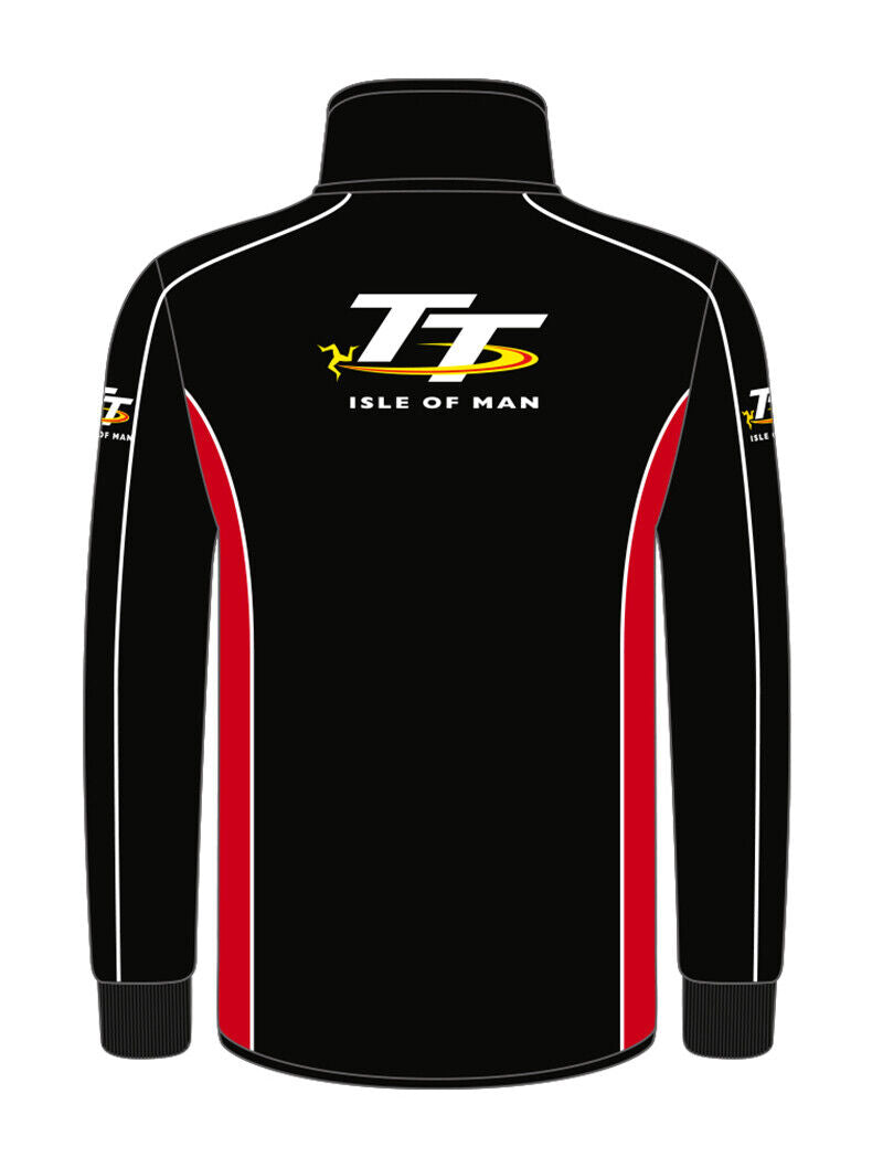Official Isle Of Man TT Races Zip Up Fleece - 18Af1