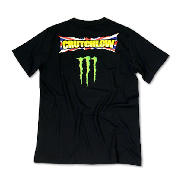 New Official Cal Crutchlow 35 Monster Black Tshirt - Ccm Ts Mon 04