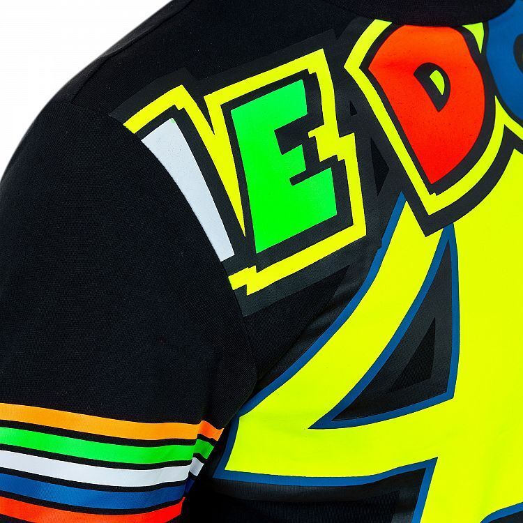 VR46 Official Valentino Rossi 2018 Stripes T'Shirt - Vrmts 305204