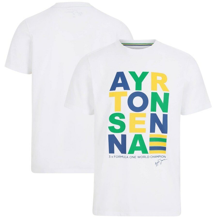 Official Ayrton Senna White T-Shirt - 701218227 001