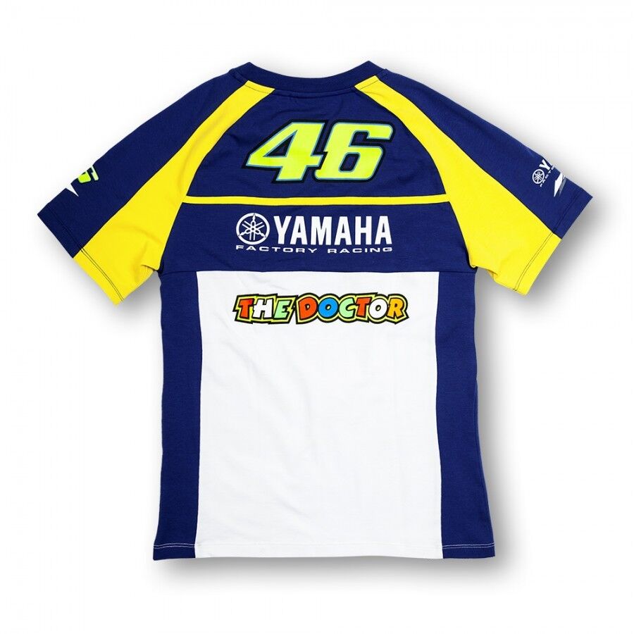 New Official Valentino Rossi VR46 Dual Yamaha Womans T'Shirt 2015 - Ydwts 165809