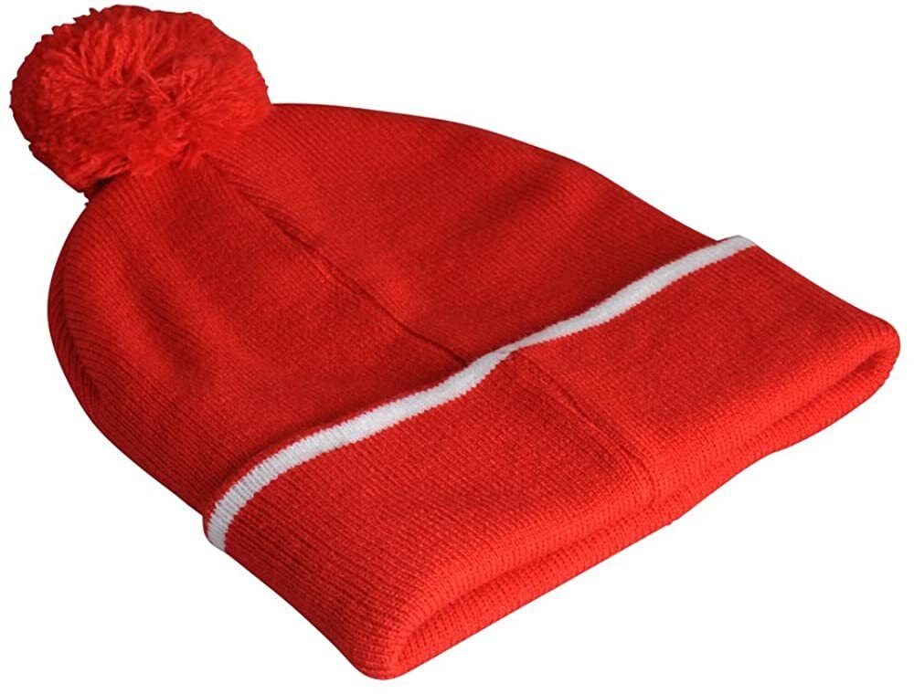 Sf Ferrari Kid's Red Booble Beanie - 130171004 600