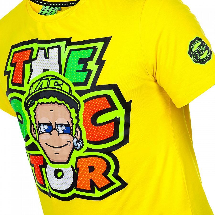 Official Valentino Rossi VR46 The Doctor Yellow T'shirt - Vrmts 261901