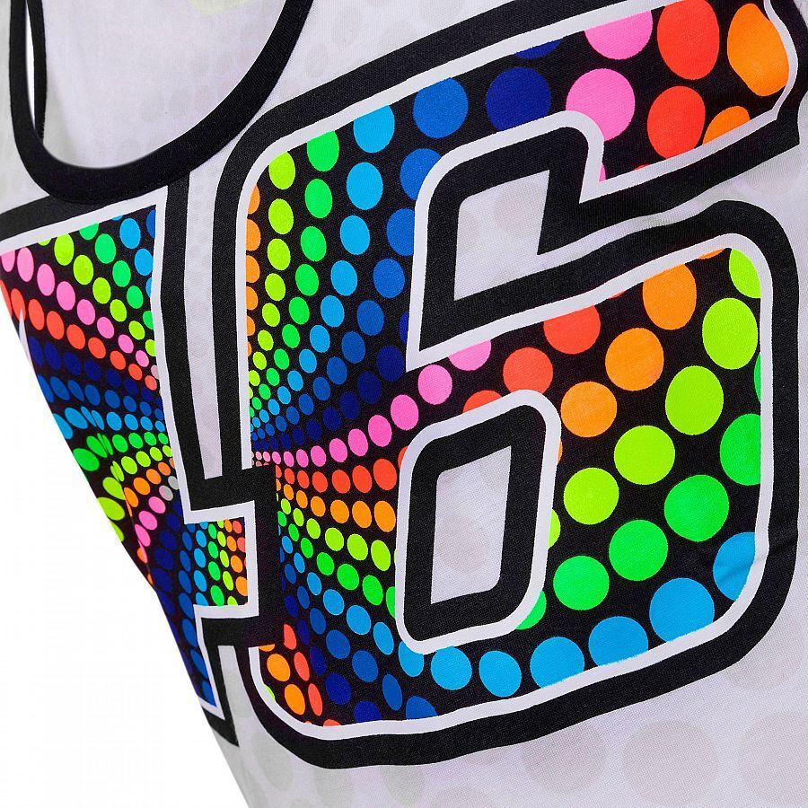 VR46 Official Valentino Rossi White 46 Tanktop - Vrwtt 261103