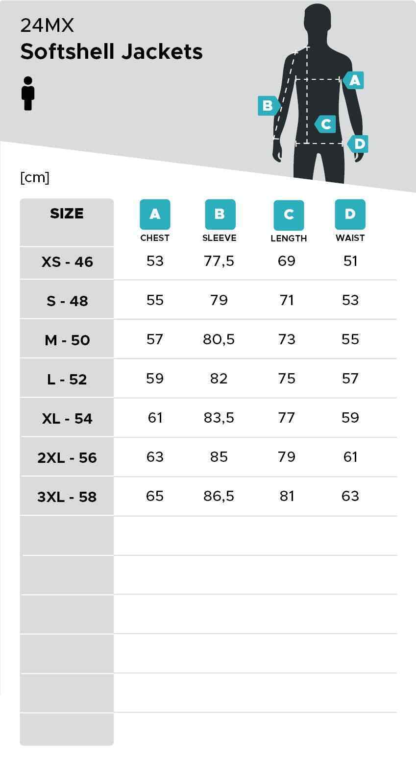 24MX Team Softshell Jacket With Detachable Sleeves Blue -