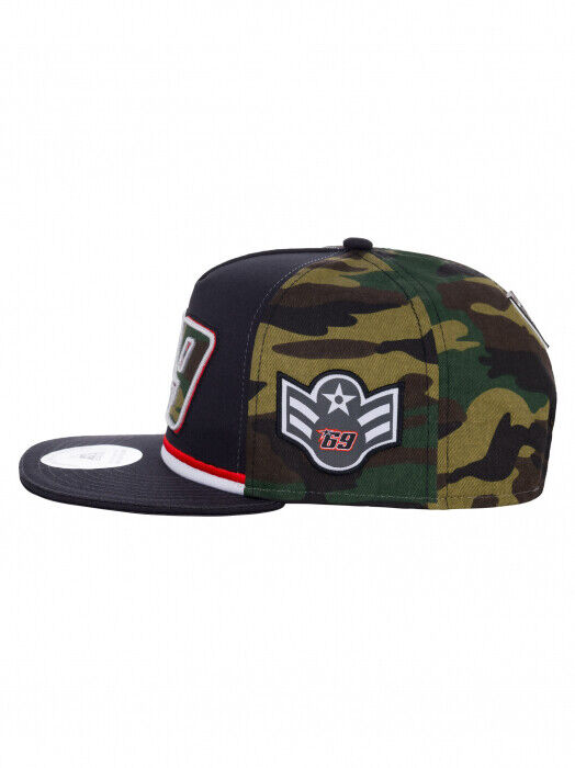 New Official Nicky Hayden 69 Camo Flat Peak Cap - 20 44003