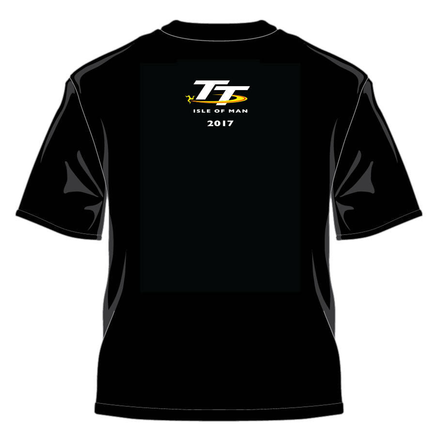 Official Isle Of Man TT Races Course T'Shirt - 17Ats6