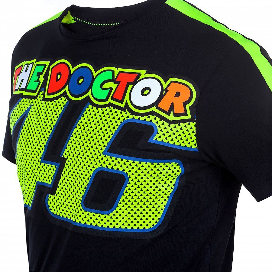 Official Valentino Rossi 46 Black T'shirt - Vrmts 260204