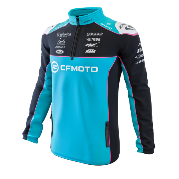 Official CF MOTO Racing Team 1/4 zip Sweatshirt by Ixon - 103101078