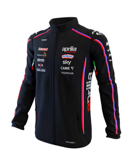 Official Aprilia Racing Team 2025 SW1 Black Ixon Sweatshirt - 103101067