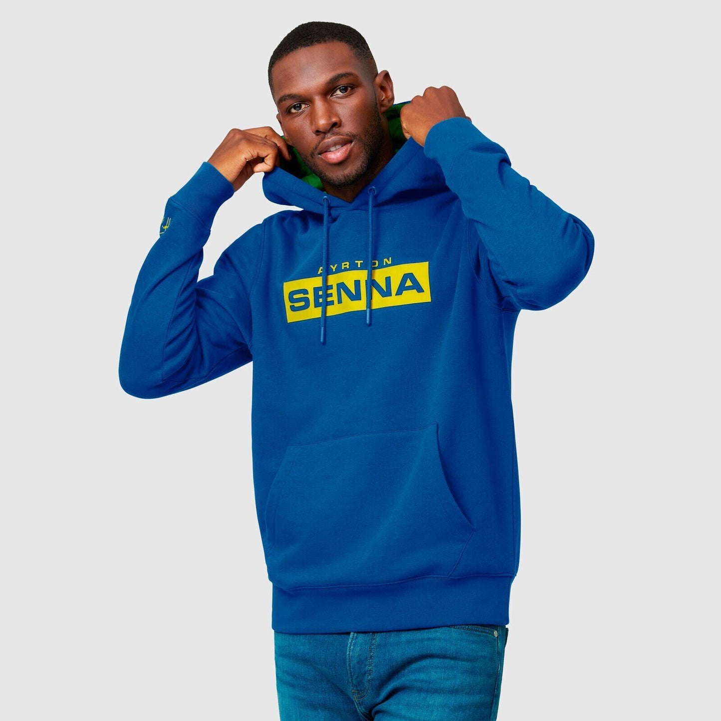 Official Ayrton Senna Pullover Logo Hoodie -