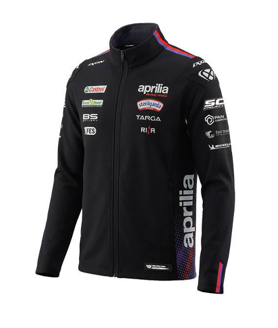 Official Aprilia Racing Team 2026 SW1 Black Ixon Sweatshirt 26 - 103101115