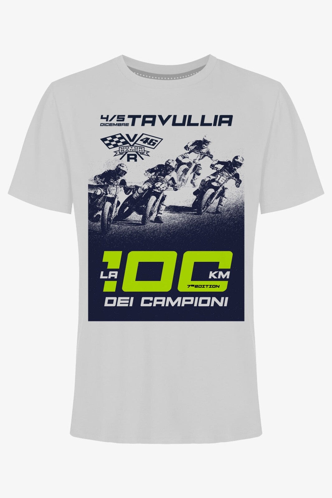 VR46 Official Valentino Rossi Moto Ranch 100km T'Shirt - VRMTS 441806