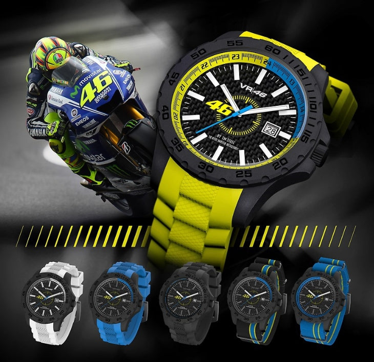 VR46 Valentino Rossi / Yamaha Factory Racing TW Steel Watch 45mm. TW 563/7784