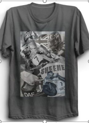 Barry Sheene Collage Heather T Shirt - 17H&Amp;L-297A