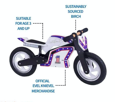 Evil Knievel Kiddimoto Kid's Balance Bicycle - Heroes326