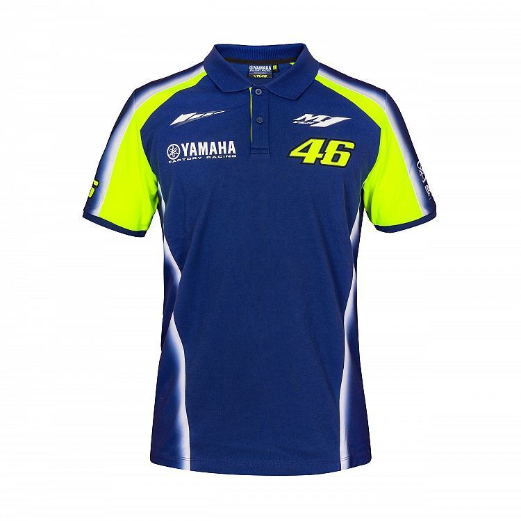 Official Valentino Rossi VR46 Dual Yamaha Mans Polo - Ydmpo 314009