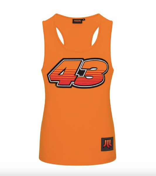 Jack Miller Official Orange 43 Woman's Tank Top - 20 34308