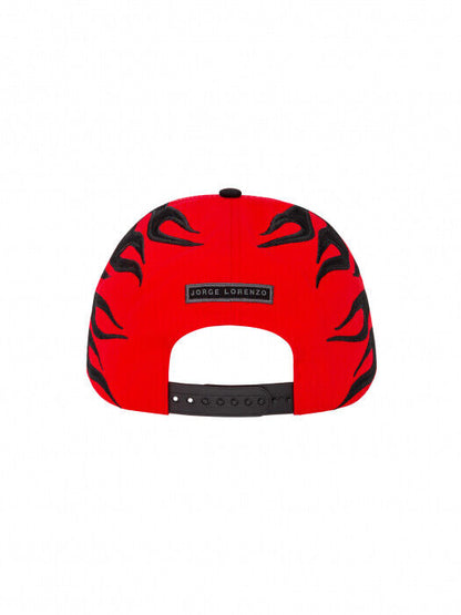 Official Jorge Lorenzo Red Flames Baseball Cap - 19 41202