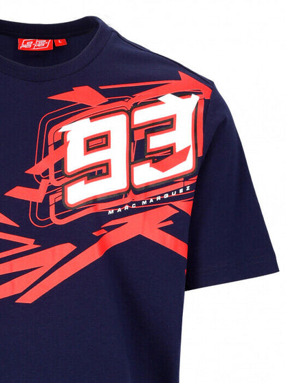 Marc Marquez #93 Graphic Blue T-Shirt - 22 33007