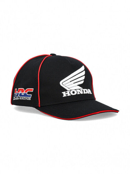 Official HRC (Honda Racing Corp.) Midvisor Black Baseball Cap - 22 48003