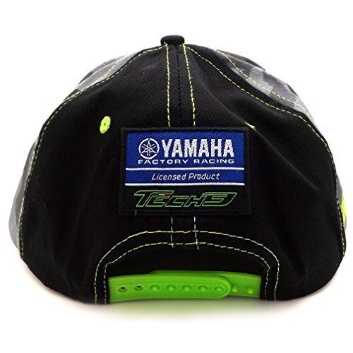 Official Tech 3 Yamaha Flat Peak Camo Baseball Cap - 17T3Yam-Bbc-Fp