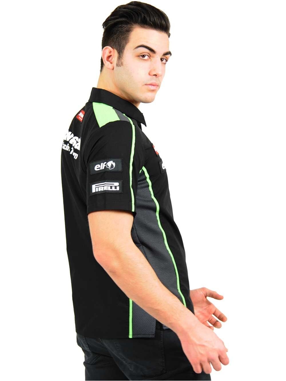 Official Kawasaki Motocard Team Race Shirt - 16 91501