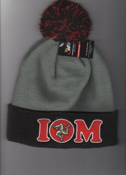 Isle Of Man Kid's Bobble Hat - 16Zk-Bobble