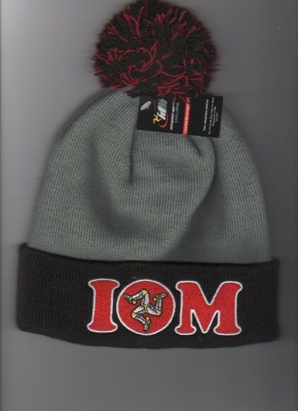 Isle Of Man Kid's Bobble Hat - 16Zk-Bobble