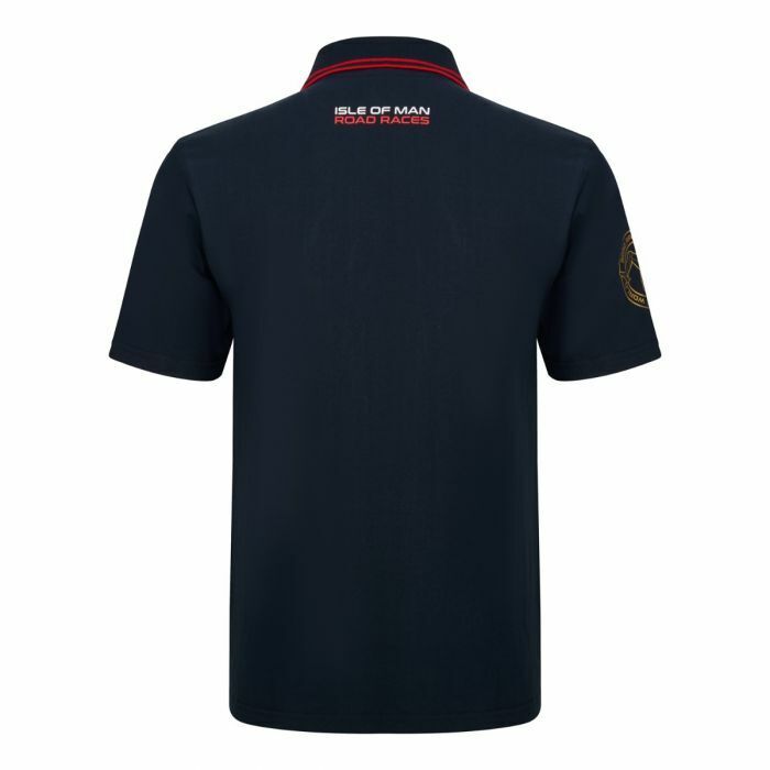 Official Isle Of Man Road Races Blue Polo Shirt - 20Iom-Ap_Blue
