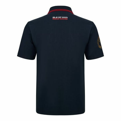 Official Isle Of Man Road Races Blue Polo Shirt - 20Iom-Ap_Blue