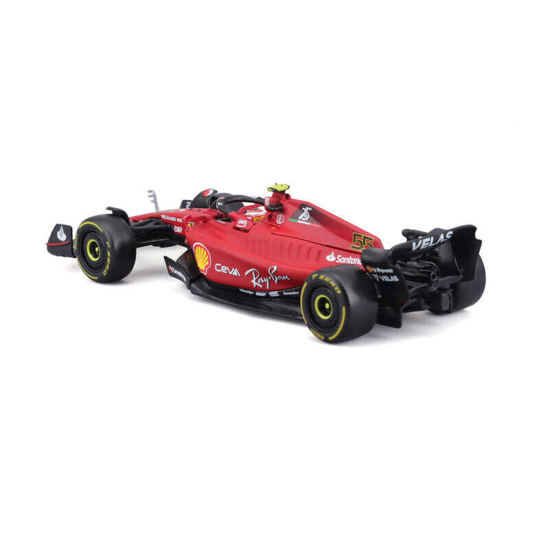 Ferrari F1-75 Carlos Sainz With Helmet 1:43 Bburago Model - B18-36831S