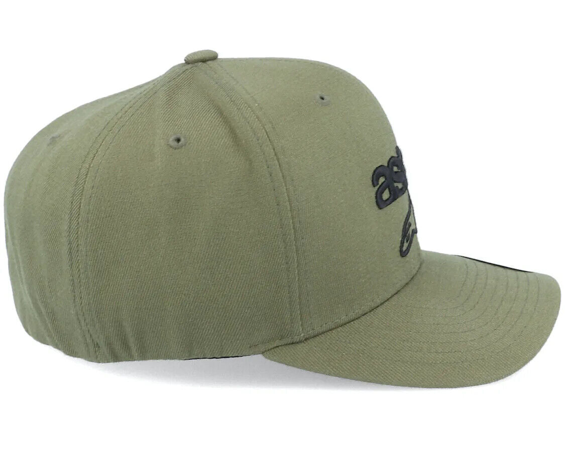 Alpinestar Heritage Blaze Hat Flexifit Green Baseball Cap - 1019-81112
