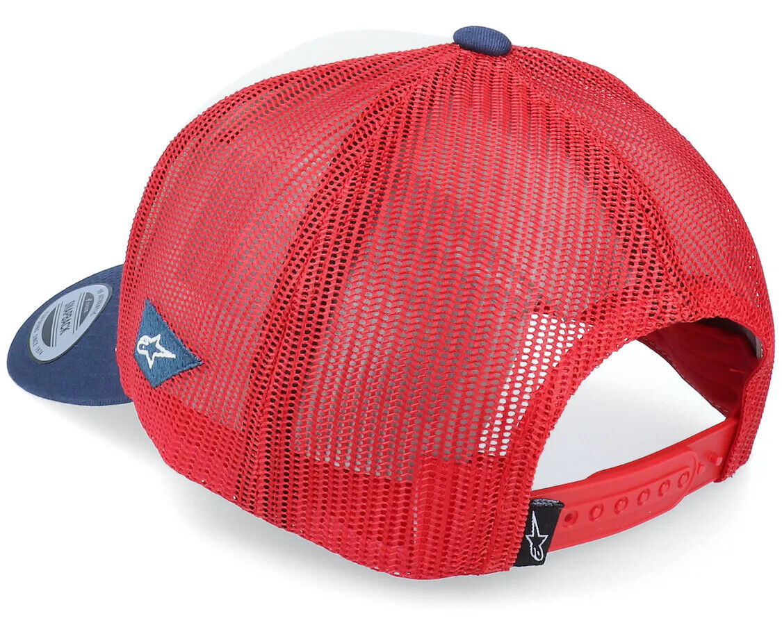Alpinestar Flag Red White & Blue Snapback Baseball Cap - 1211 81013