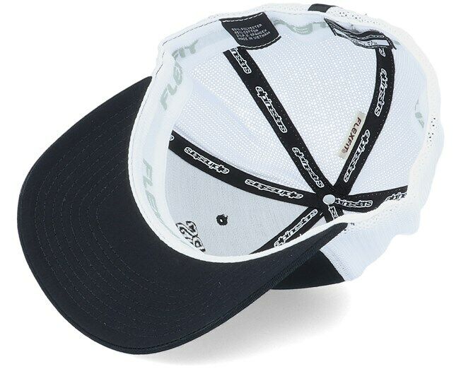 Alpinestar Angle Stretch Mesh Black/White Flexfit Baseball Cap -